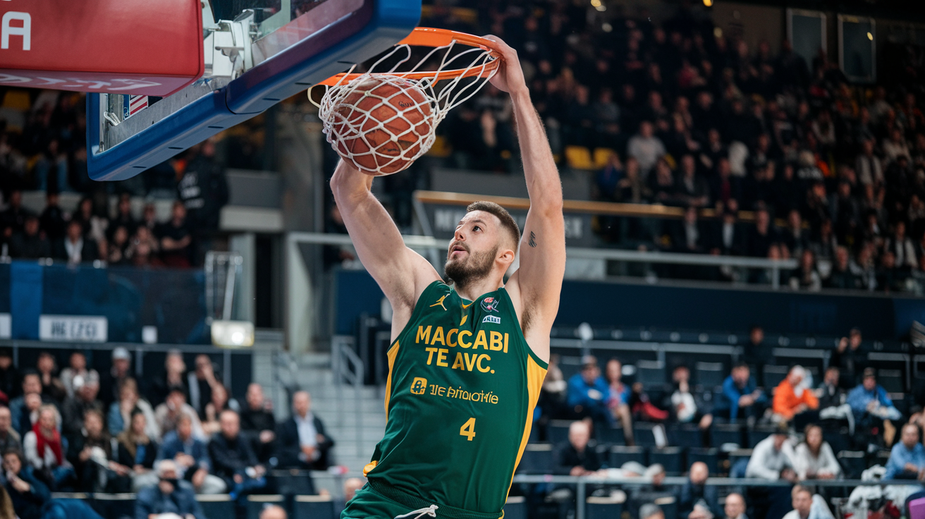 Maccabi Tel Aviv B.C. vs Paris Basketball Match Player Stats