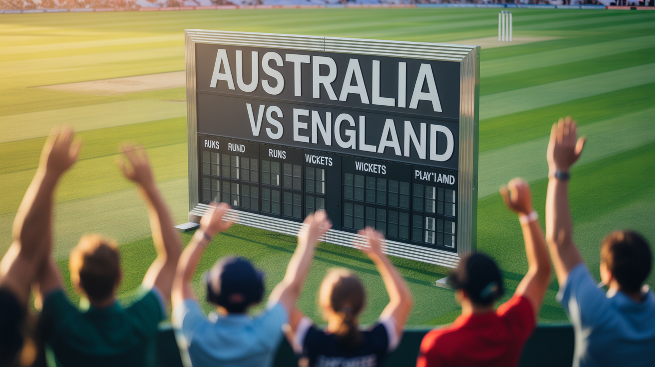 Australian Men’s Cricket Team vs England Cricket Team Match Scorecard