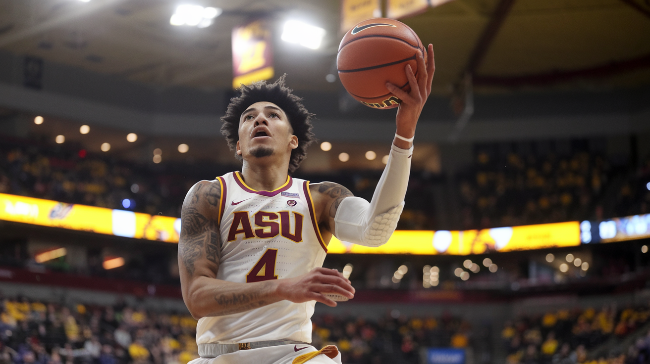 ASU Basketball vs Kansas Jayhawks Men's Basketball Match Player Stats