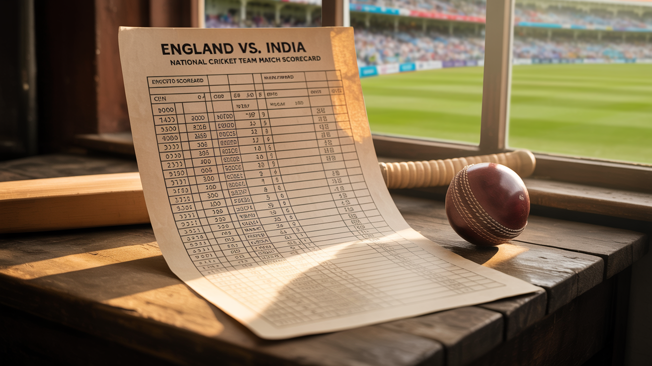 England Cricket Team vs India National Cricket Team Match Scorecard