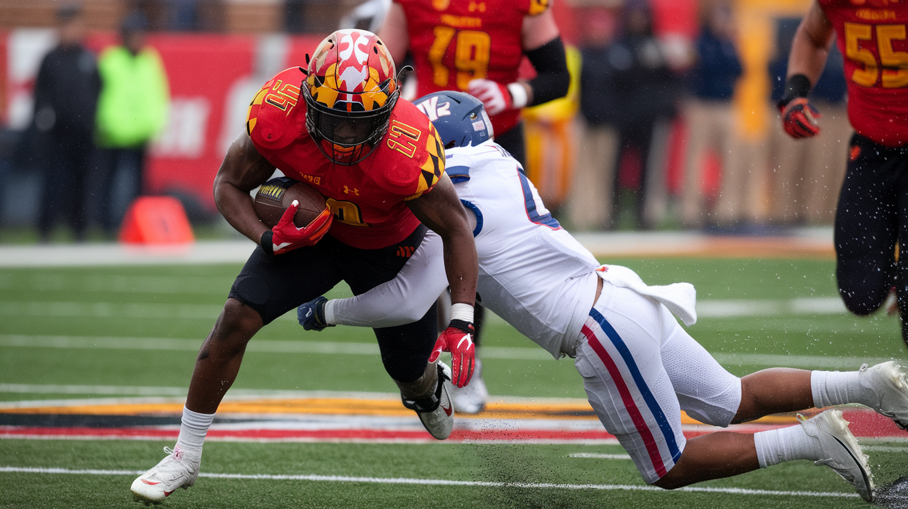 Maryland Terrapins Football vs UVA Football Match Player Stats