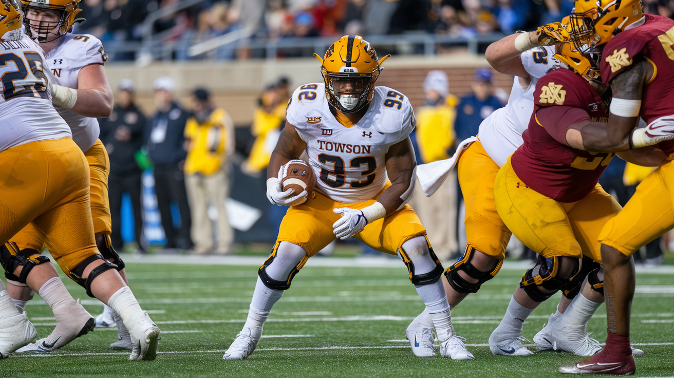 Towson Tigers Football vs NDSU Football Match Player Stats