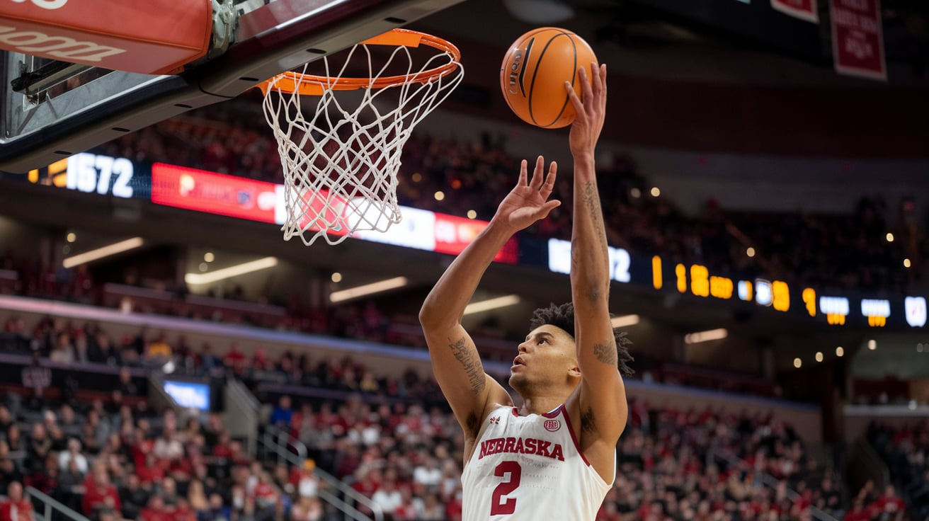 Nebraska Cornhuskers Men's Basketball vs ASU Basketball Match Player Stats