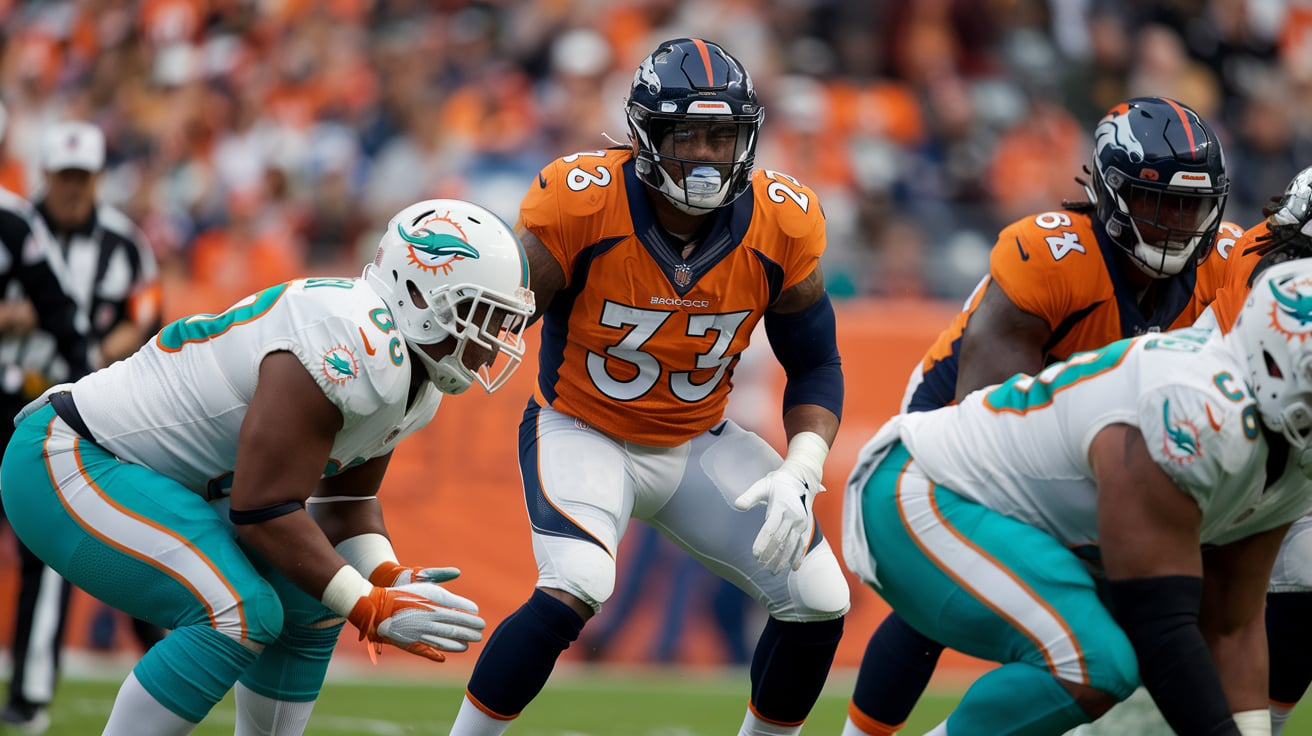 Miami Dolphins vs Denver Broncos Match Player Stats