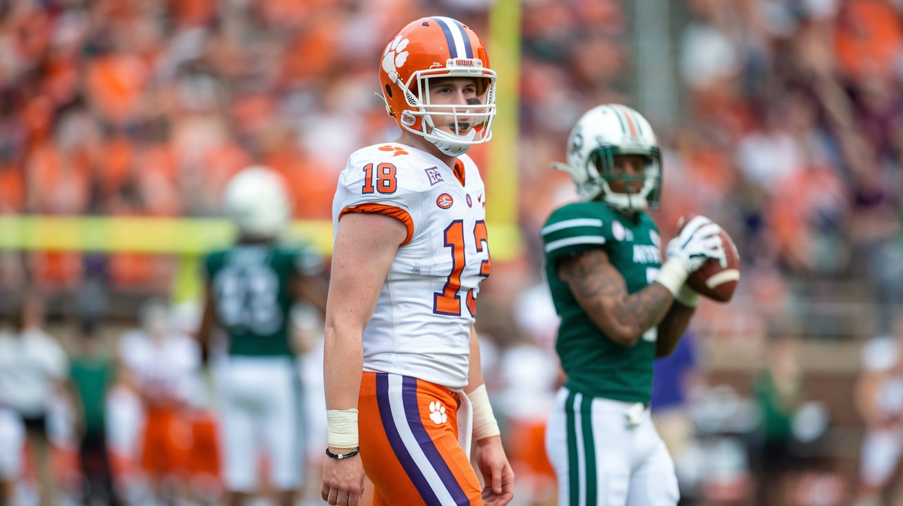 Clemson Tigers Football vs App State Football Match Player Stats
