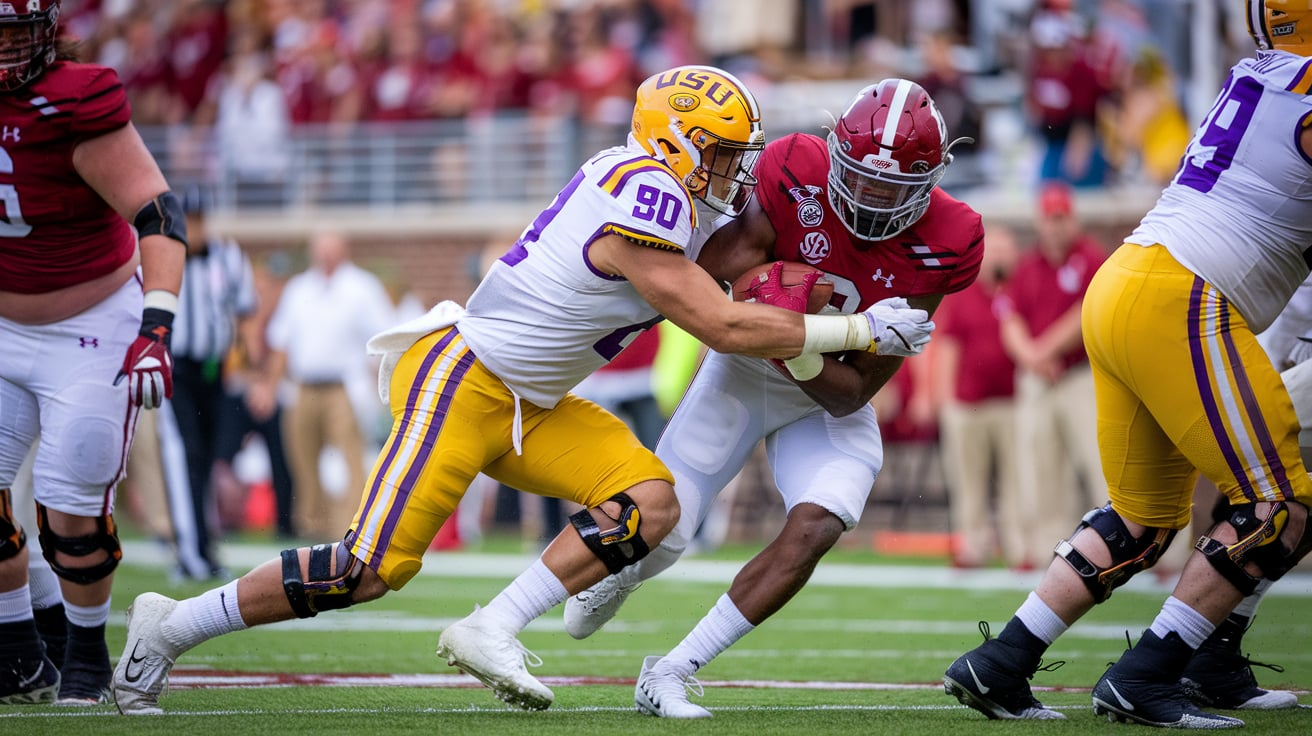 LSU Tigers Football vs South Alabama Football Match Player Stats