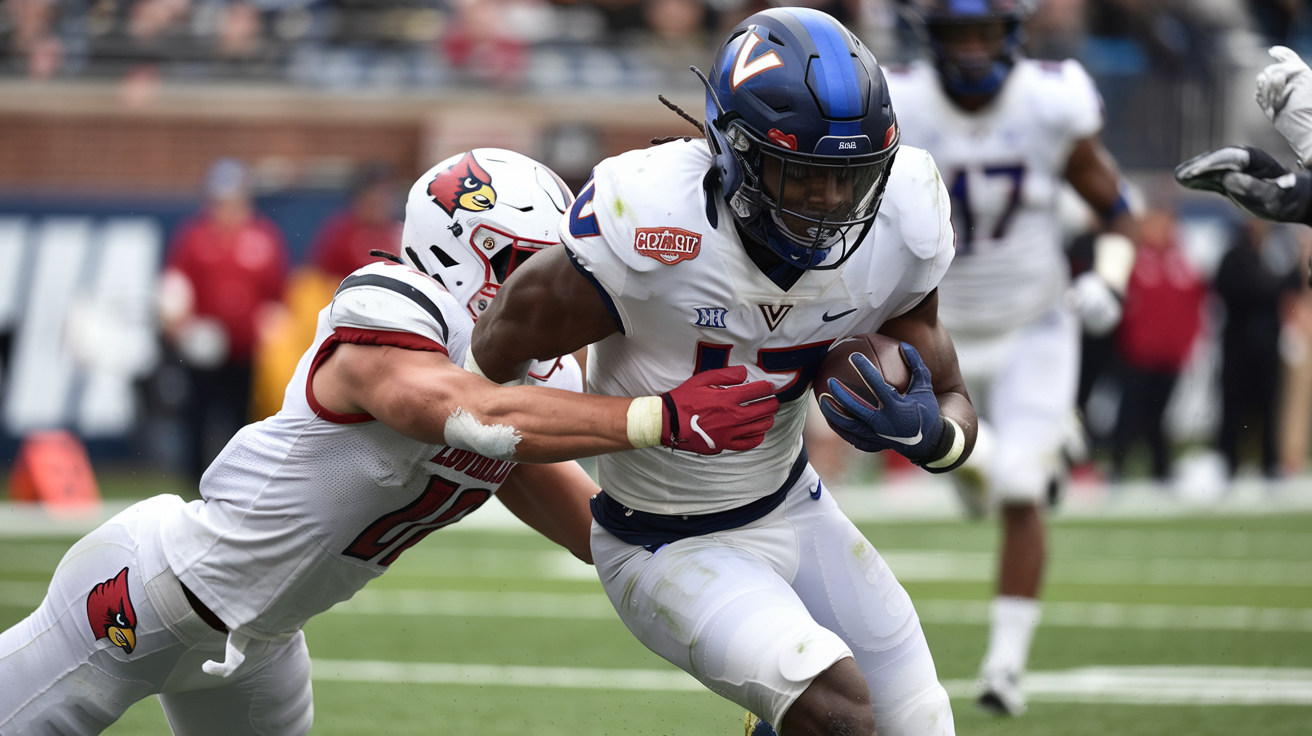 UVA Football vs Louisville Cardinals Football Match Player Stats