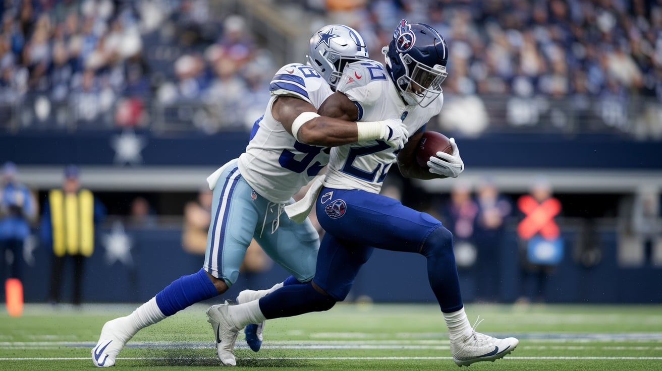 Dallas Cowboys vs Tennessee Titans Match Player Stats