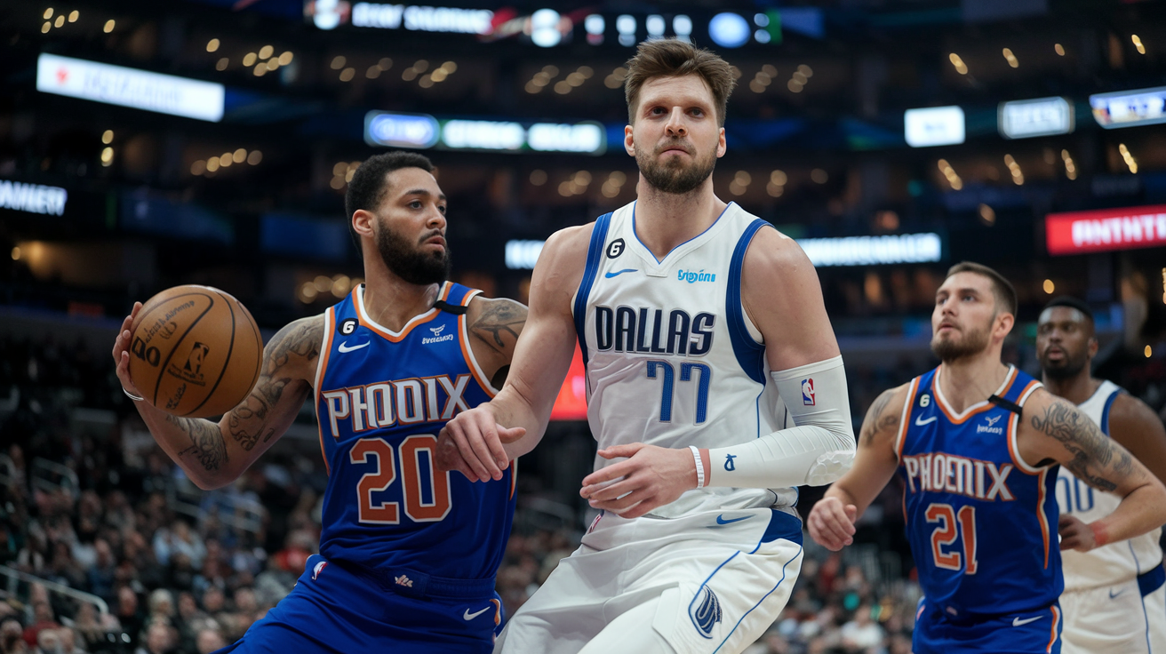 Dallas Mavericks vs Phoenix Suns Match Player Stats
