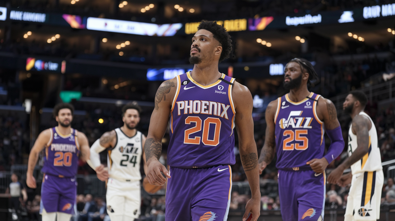 Phoenix Suns vs Utah Jazz Match Player Stats