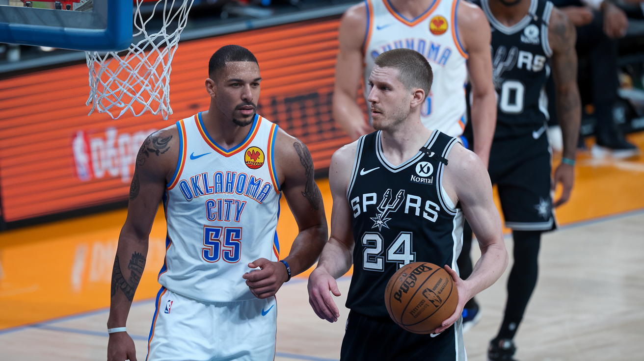 OKC Thunder vs San Antonio Spurs Match Player Stats