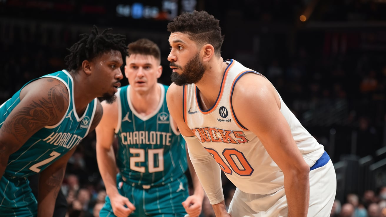 Knicks vs Charlotte Hornets Match Player Stats