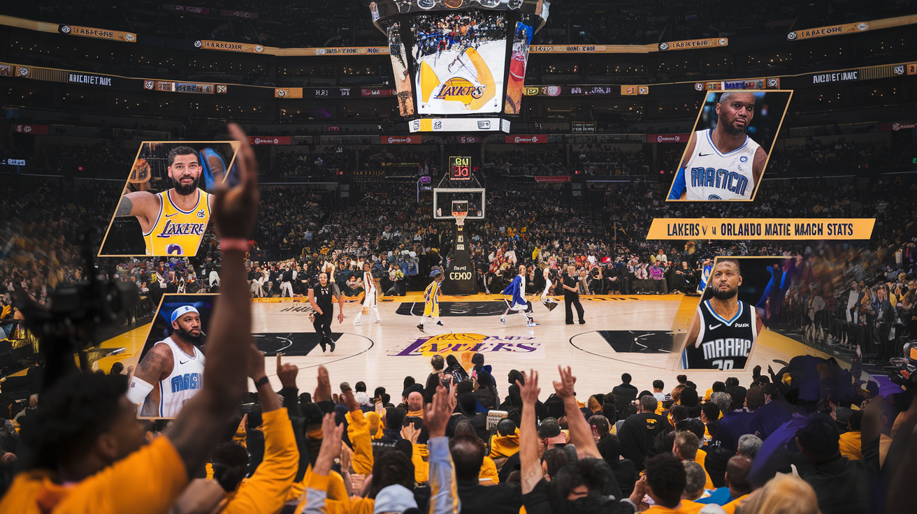 Lakers vs Orlando Magic Match Player Stats