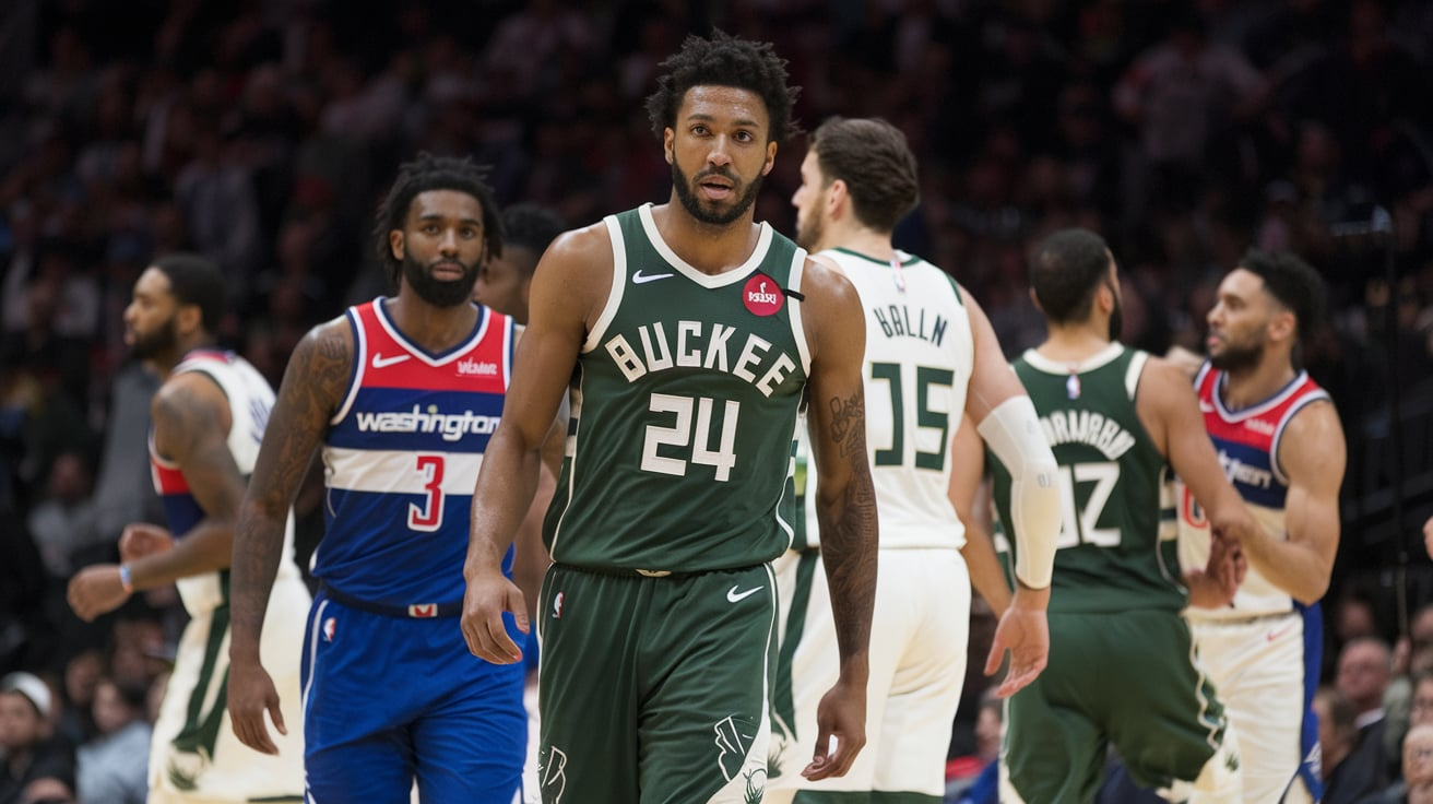 Washington Wizards vs Milwaukee Bucks Match Player Stats