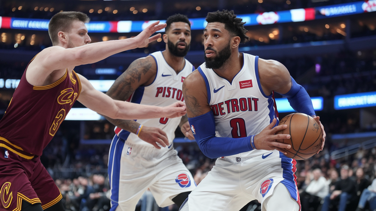 Detroit Pistons vs Cleveland Cavaliers Match Player Stats