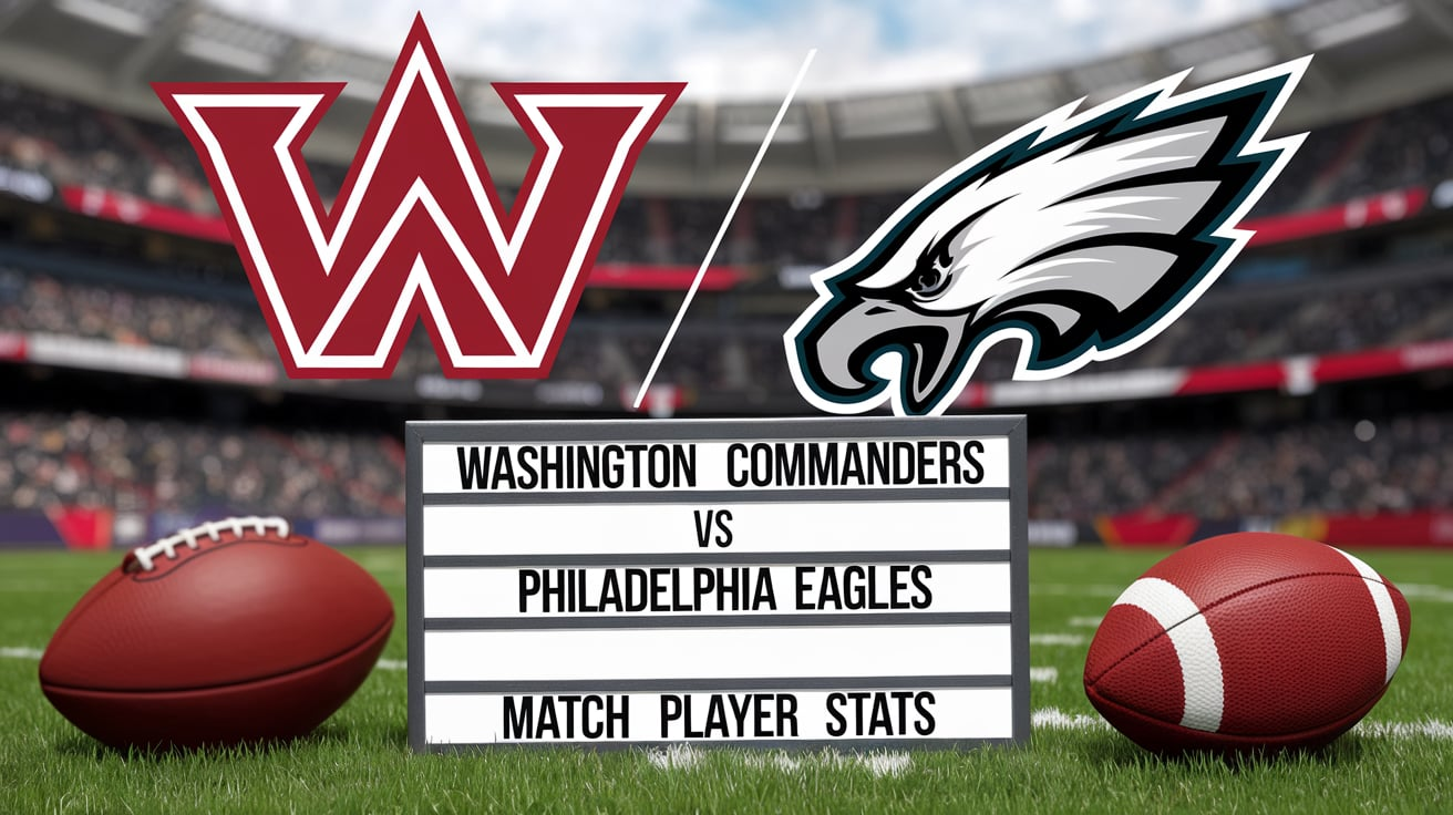 Washington Commanders vs Philadelphia Eagles Match Player Stats