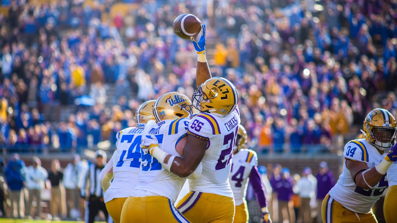 UCLA Bruins Football vs LSU Tigers Football Match Player Stats