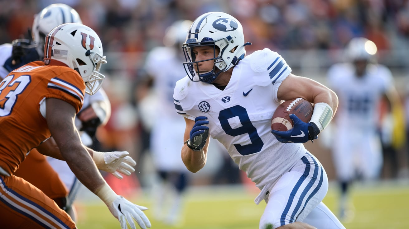 BYU Football vs Utah Utes Football Match Player Stats