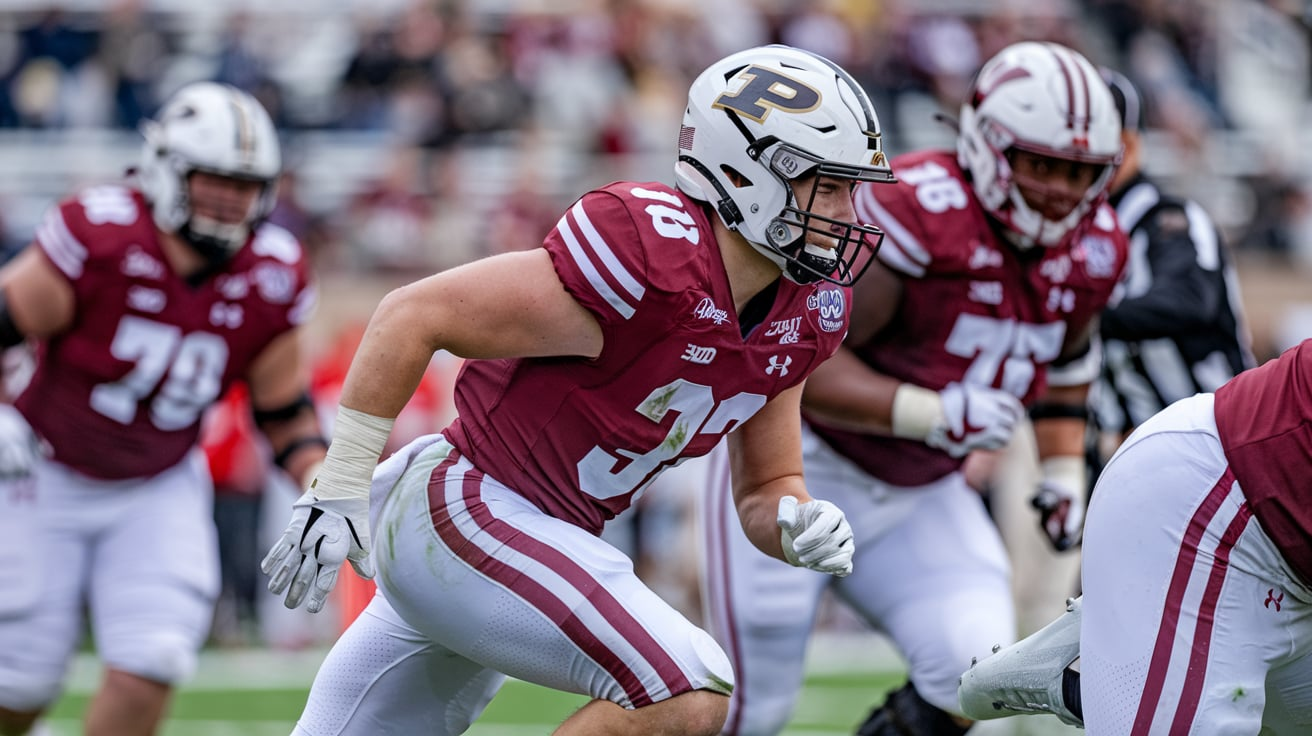 Purdue Boilermakers Football vs Wisconsin Badgers Football Match Player Stats Review