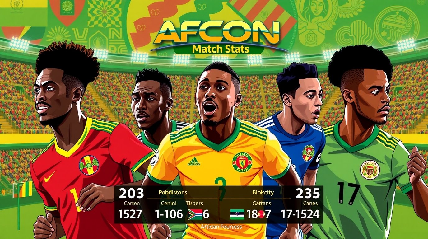 AFCON Match Stats Current Year