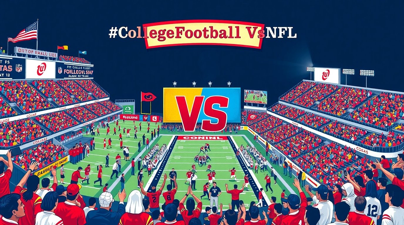 College Football vs NFL Popularity